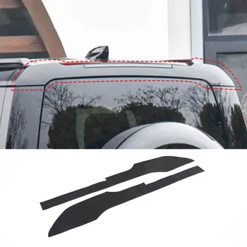 עבור לנד רובר דיפנדר 90 110 130 2020-2023 PVC שחור המכונית מנגלים גג לקצץ מדבקה אביזרי רכב